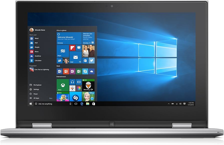 Dell Inspiron 11-3158 Touch 2in1 11.6" | Intel i3 6th Gen | 8GB RAM | 128GB SSD | Win 11