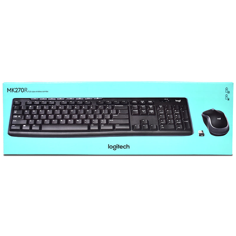 Logitech MK270R Wireless Keyboard and Mouse Combo (Excellent)